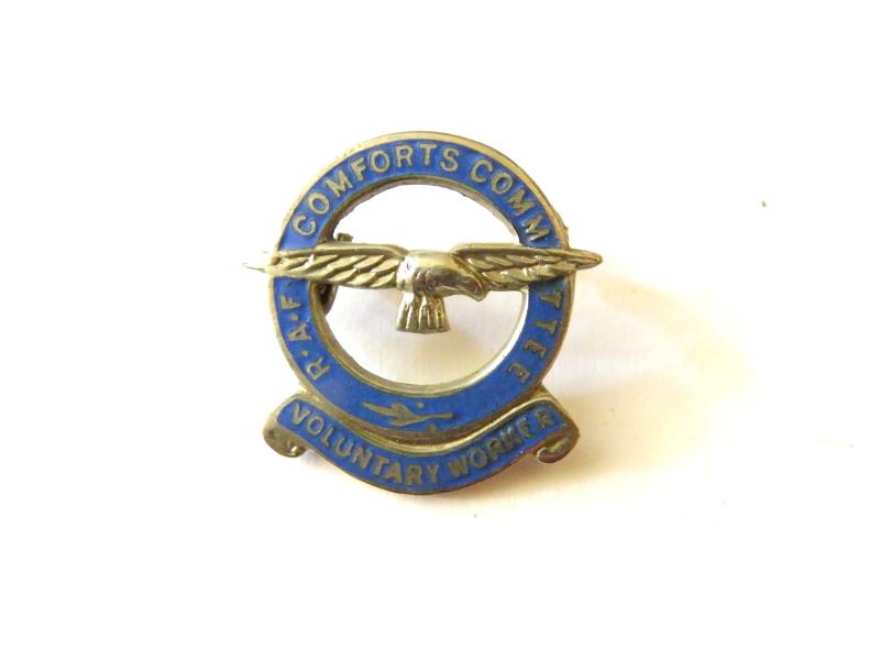 WW2 RAF Comforts Committee Volunteer Workers Badge.