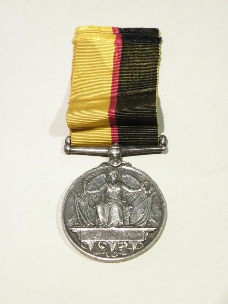 Early Solid Silver Copy Queens Sudan Medal.