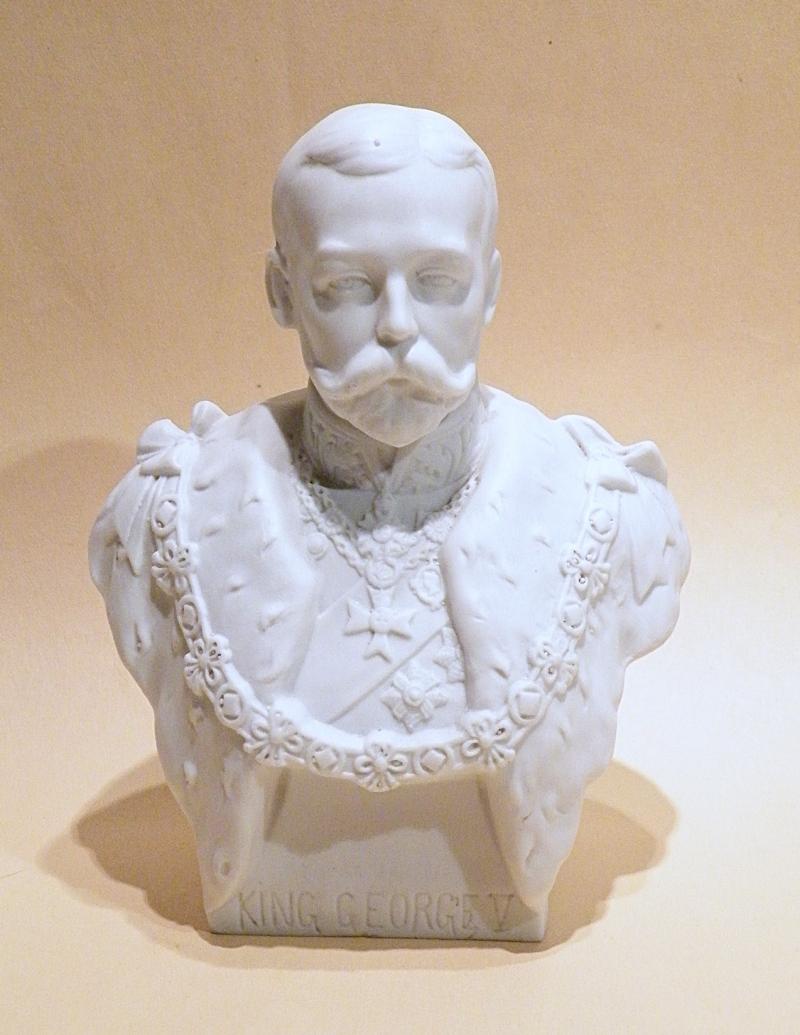 Antique Parian Bust of King George V