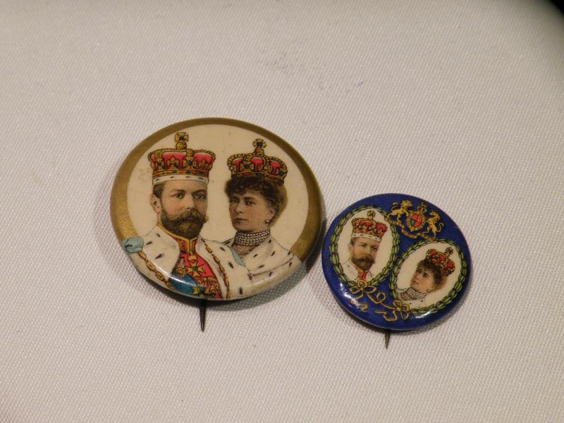 2x Edward VII Coronation Badges.