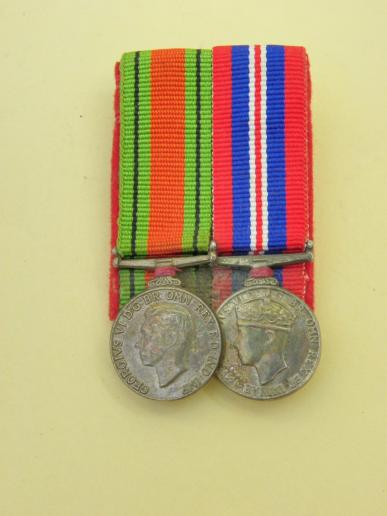 WW2 Miniature Medal Pair.