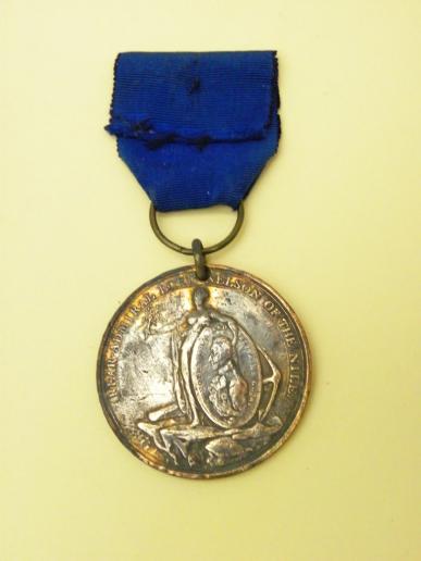 Scarce Davidson’s 1798 Nile Medal awarded to Petty Officers.