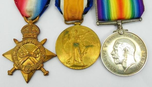 Rare WW1 & WW2 Medal Group to Gloucestershire Yeomanry.