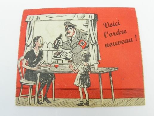 WW2 French Anti-Nazi Propaganda Pop Up.
