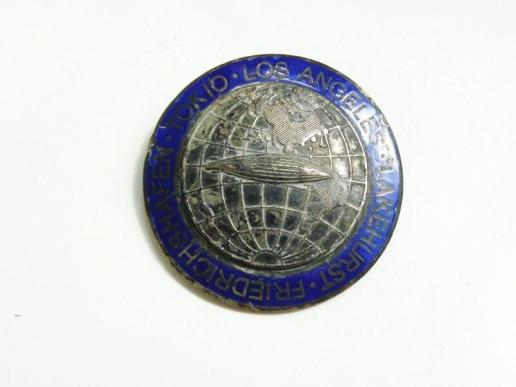 Rare 1929 Commemorative badge Zeppelin LZ127