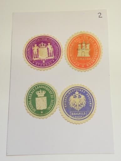 Pre WW1 German Stadt or Towns Letter Seals (2)