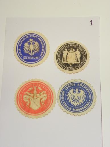 Pre WW1 German Stadt or Towns Letter Seals (1)