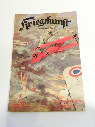 Interesting 1933 German Magazine – Kriegskunst - The Art of War