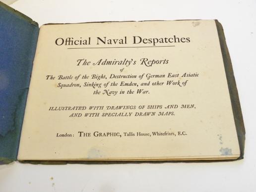 Official Naval Dispatches of WW1. 