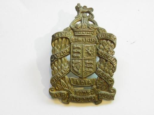 Pre WW1 King Edwards Horse Cap Badge.