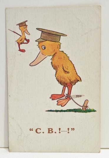 WW1 Era Postcard – 'C.B. !-!'