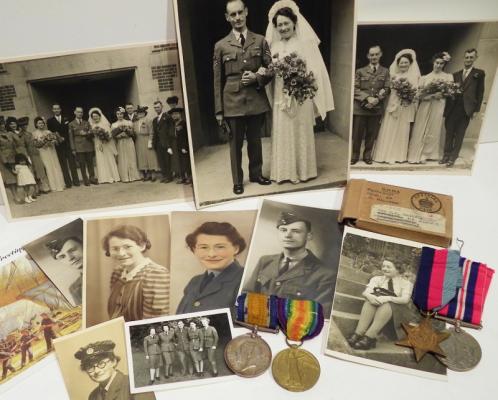 Superb WW1 & WW2 Father & Daughter Group.