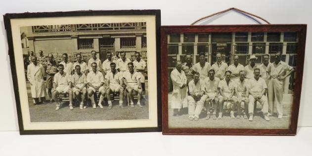 Two 1945/46 Alamein Club Cairo Cricket Photographs