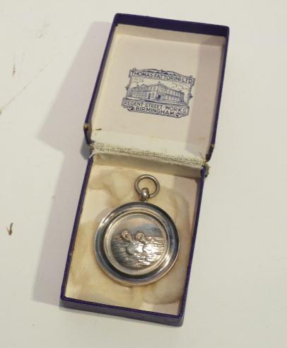 Hallmarked Silver 1935 Dated Life Saving Medallion – Boxed