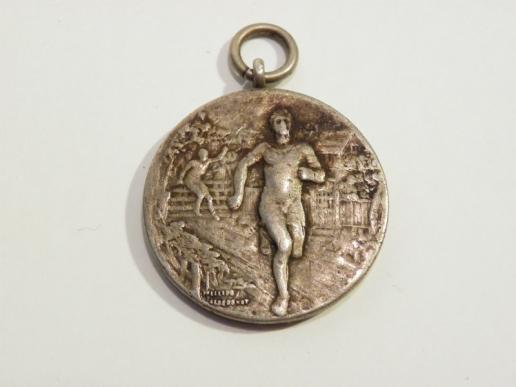 Inter War Suffolk Regiment Sterling Silver Sports Medal.