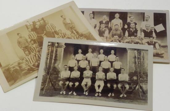 Three Interesting WW1 Era Sporting Photograph Postcards