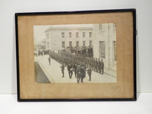 Superb Early WW1 Era Framed Photograph – Cheshire Regiment (king)