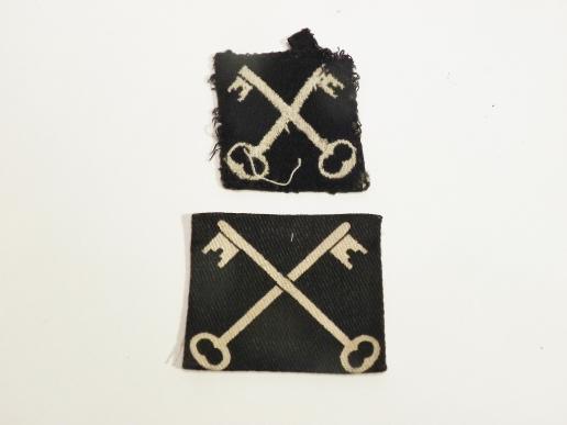 Two 2nd Infantry Division Cloth Patches
