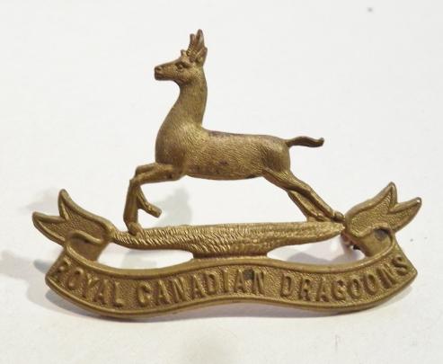 WW2 Era Royal Canadian Dragoons Cap Badge