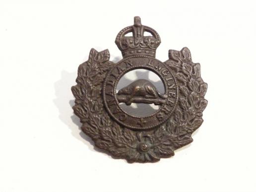 WW1 Era Canadian Engineers Bronze Cap Badge