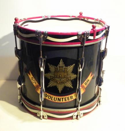 Rare Drum of the 5th Volunteer Battalion Royal Anglian Regiment.