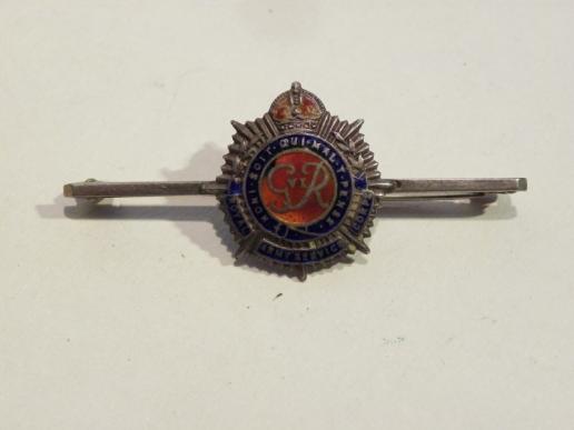 WW2 Era Sterling Silver Sweetheart Brooch – Army Service Corps