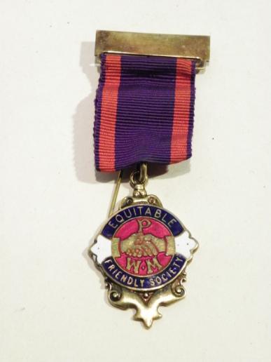 1940’s Silver Gilt Friendly Society Medal. 
