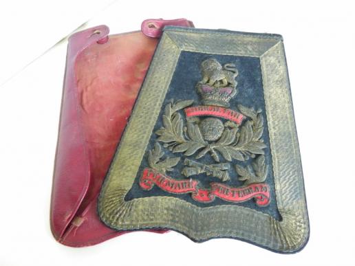 Rare Victorian Royal Marine Artillery Officers Sabretache. 