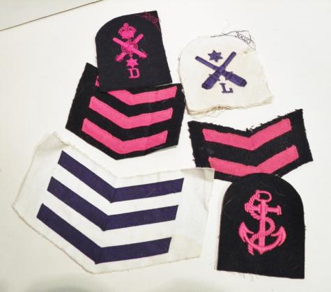 Very Good Selection of Large Sized Royal Naval Cloth Patches