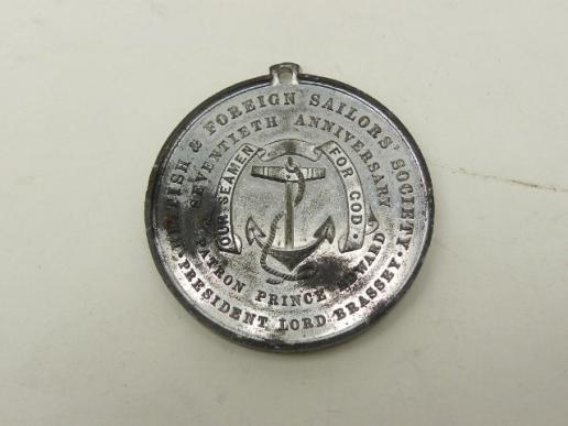 Victorian British and Foreign Sailors Society Medallion.