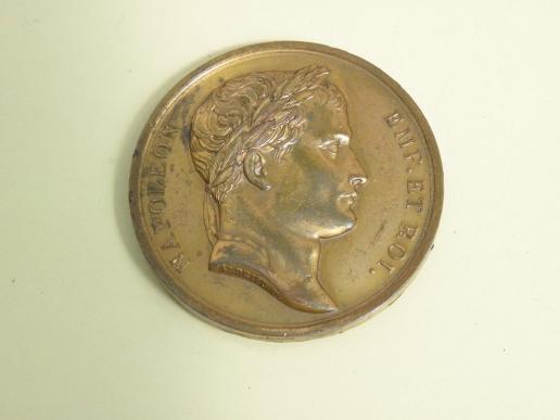 Rare Napoleon 1804 Coronation Medal in Bronze.