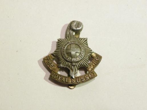 WW1 Royal Sussex Regiment Cap Badge