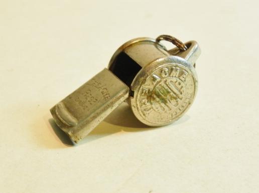 Vintage ‘The Acme’ Whistle with Pea J. Hudson & Co