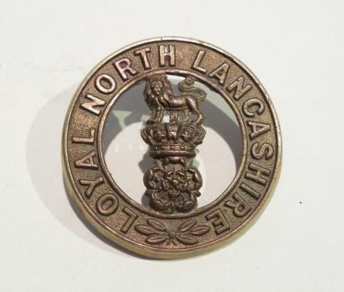 Victorian Loyal North Lancashire Reg Helmet Plate Centre.