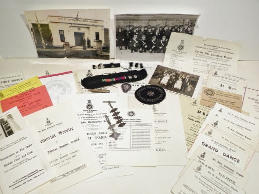 Large Selection of Pre and Post WW2 Ephemera Etc St John Ambulance