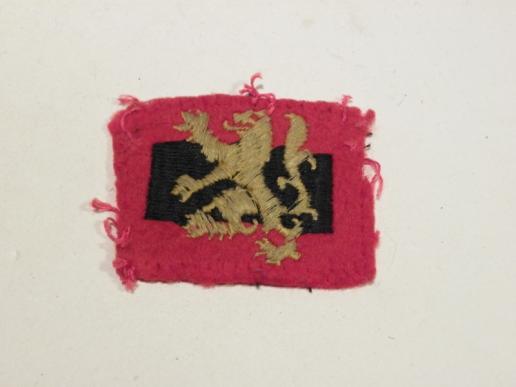 Scarce WW2 Cloth Formation Patch Scottish Command.