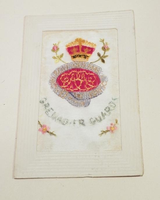 WW1 Era Silk Postcard – Grenadier Guards