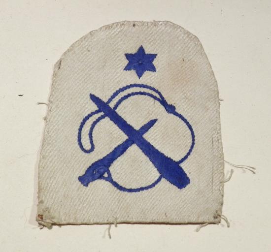 Inter War Royal Navy Chief Sailmaker Trade Sewn Cloth Patch