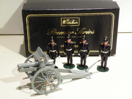 Rare Britain’s Collectors Club 4.5 Howitzer 4 Man Crew. Mint.