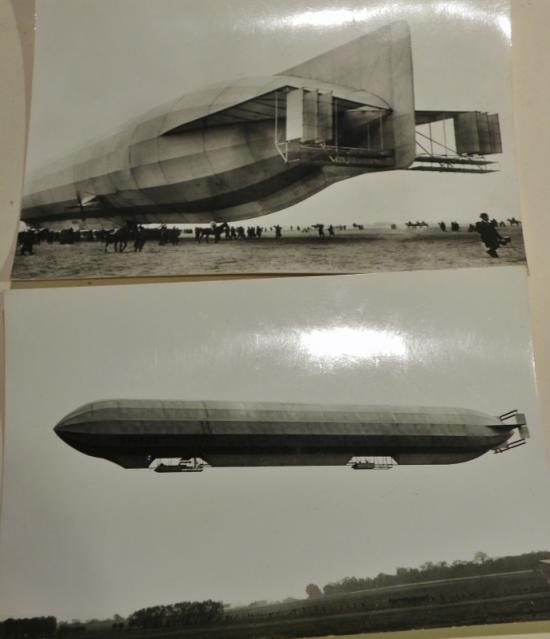 Two Modern Zeppelin Postcards from Original Photo’s