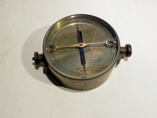 Rare Victorian Military Galvanometer by Elliott Bros.