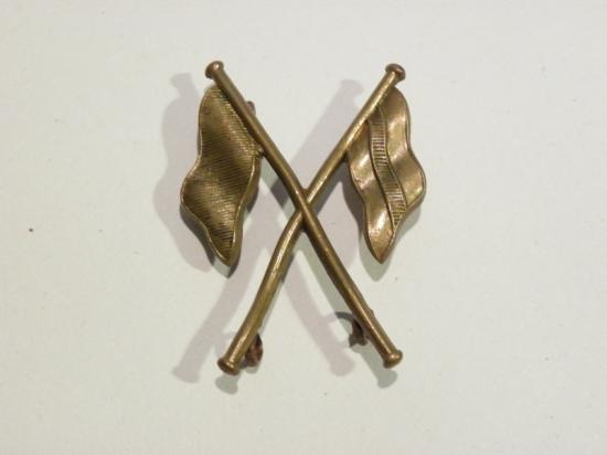 WW1 Era Brass Trade Proficiency Army Signaller Badge