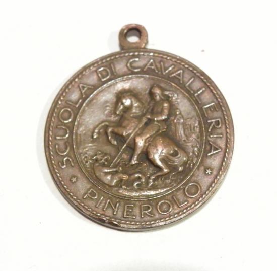 Scarce 1924 Bronze Centenary Cavalry School of the Italian Army Medallion