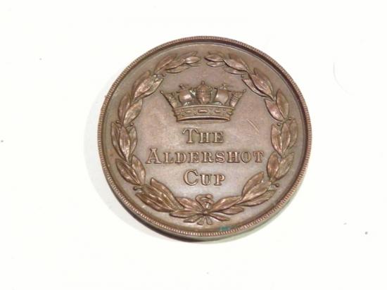 Rare Bronze The Aldershot Cup Navy Medal