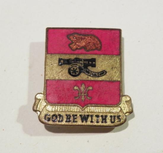 Vintage USA 469th Field Artillery Unit Crest Badge