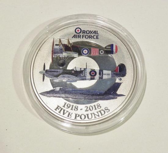 Royal Air Force 1918 – 2018 £5 Coin 1