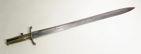 Scarce 1st Pattern (1837) Brunswick Sword Bayonet.