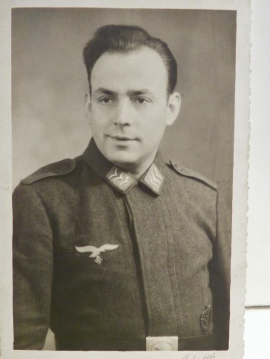 Original WW2 German Portrait Photo SA Sports Badge.