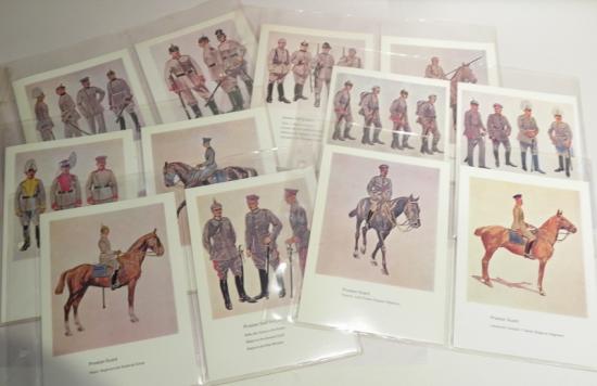 Set of 12 Vintage Imperial War Museum Postcards, German Uniform