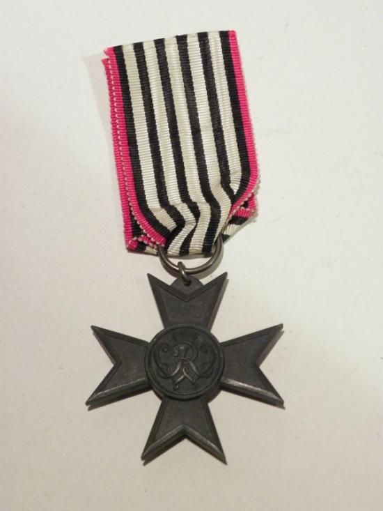 WW1 Era German Merit Cross for War Aid medal